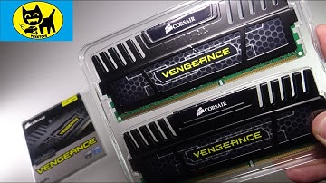 Corsair CMZ16GX3M2A1600C10 Vengeance 16GB (2x8GB) DDR3 1600 MHz UNBOXING