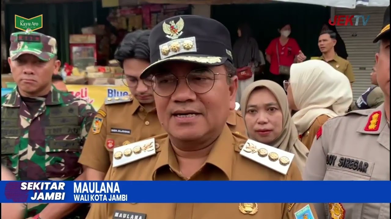 JELANG IDUL FITRI, WALI KOTA JAMBI PANTAU HARGA PANGAN DI PASAR TALANG BANJAR