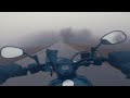 Riding through the fog 4K - Yamaha XV950 R