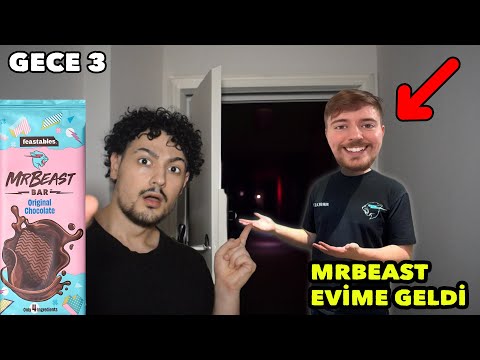 MrBeast Çikolatasını Gece 3'te Sipariş Ettim!🍫 (MrBeast Evimi Bastı)