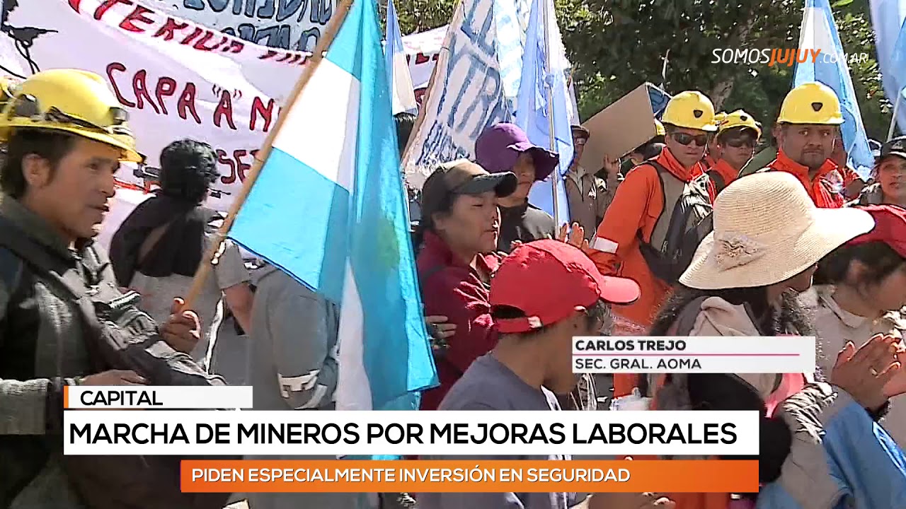 Marcha de mineros por mejoras laborales somos de calle remix