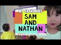 Sam and nathan at grandpas house