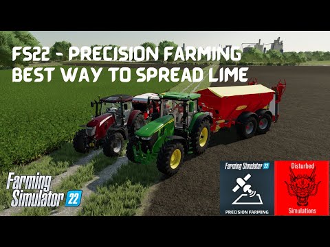 Best way to apply lime - Precision Farming - FS22 - YouTube