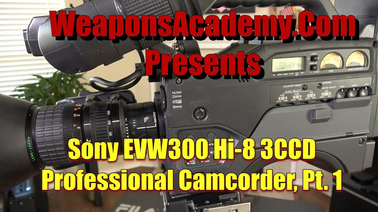 Sony EVW-300 Pt. Feature camcorder in the Training to Survive