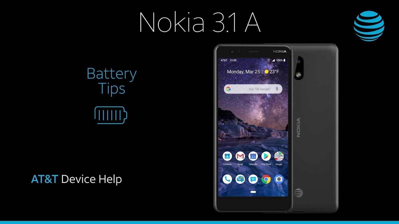 Battery Tips on your Nokia 3.1 A | AT&T Wireless - YouTube