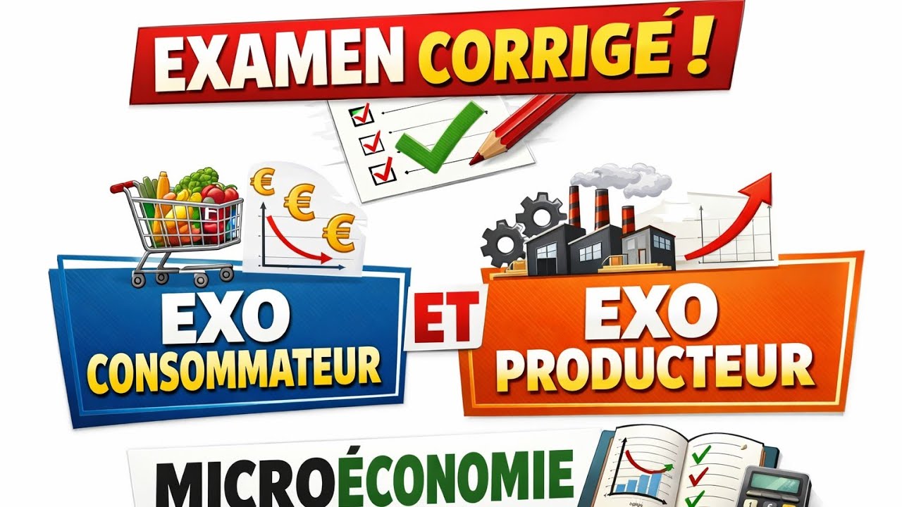 microéconomie : théorie de consommateur et producteur examen corrigé