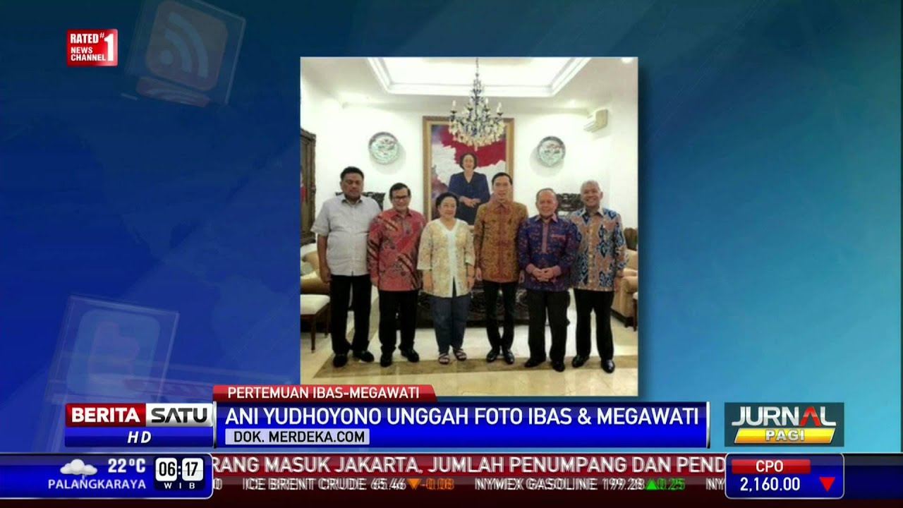 Ani Yudhoyono Unggah Foto Ibas dan Megawati