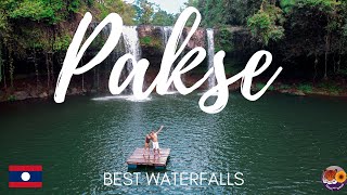 BEST WATERFALLS PAKSE -  LAOS TRAVEL