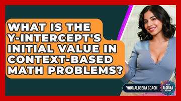 What Is The Y-intercept