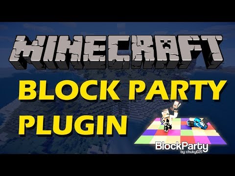 Fast paced & fun minigame in Minecraft with Block Party Plugin