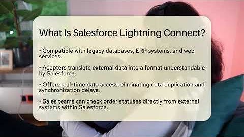 What Is Salesforce Lightning Connect? - Next LVL Programming