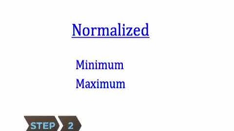Data Preprocess and Normalization