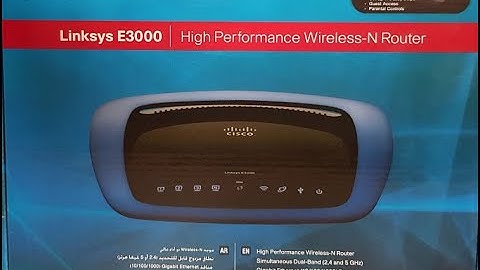 Linksys E3000 High Performance Wireless-N Router Unboxing