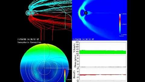 Daily Magnetosphere Simulation 04-09-2011