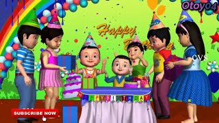 Kumpulan Lagu Anak Anak Lucu dan Animasi Anak Bahasa Inggris | Happy Birthday