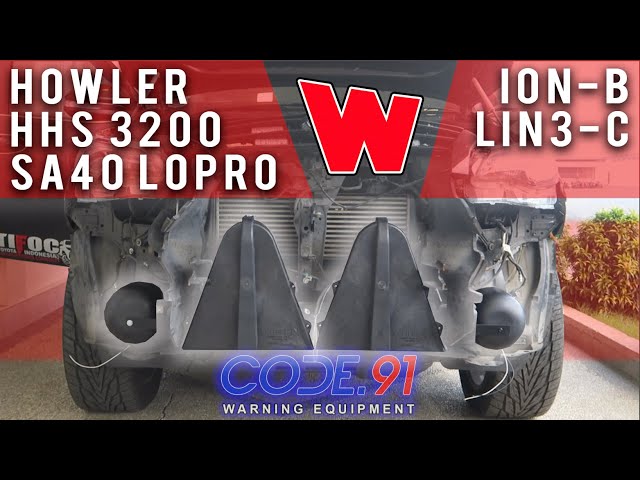 Toyota Fortuner w/ Whelen HHS3200 , SA 40 Lopro , Howler , ION , LIN3 - Strobo u0026 Sirine By Code 91 class=