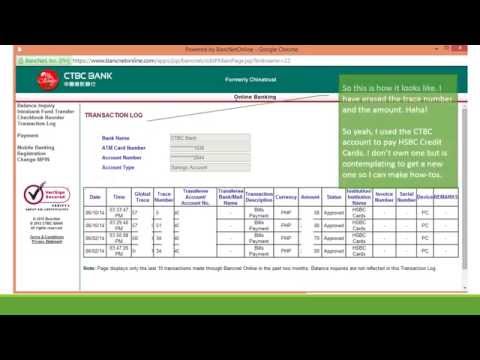 CTBC Online - How to download transaction log
