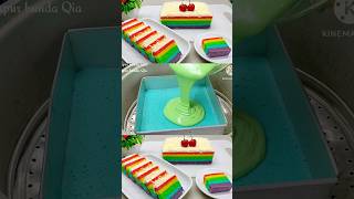 Rainbow cake kukus