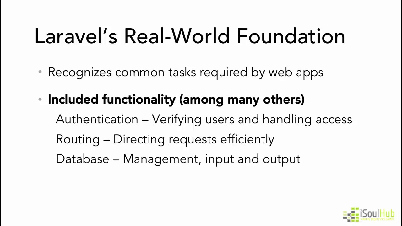 Laravel Training: Understanding laravel - Lecture 1