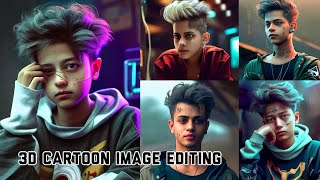 3d cartoon images editing by Ai toddler pic full tutorial screenshot 3