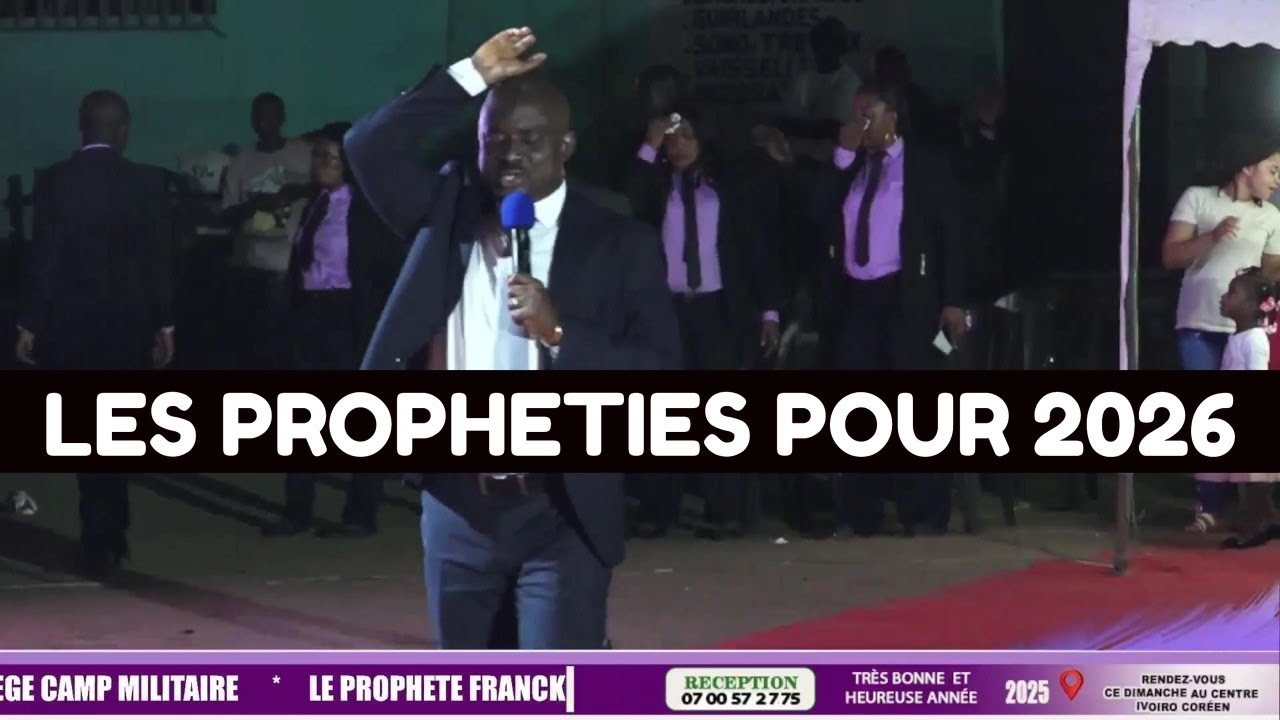 LES PROPHETIES POUR 2026 -  PROPHÈTE FRANCK MAHI