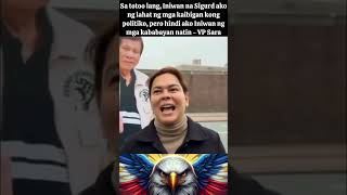 Iniwan na ako siguro ng mga kaibigan kong politiko - Vp Sara #uniteam #vpsara #onehit