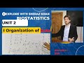 Biostatistics l lecture 2 l organization of data l sheraz khan