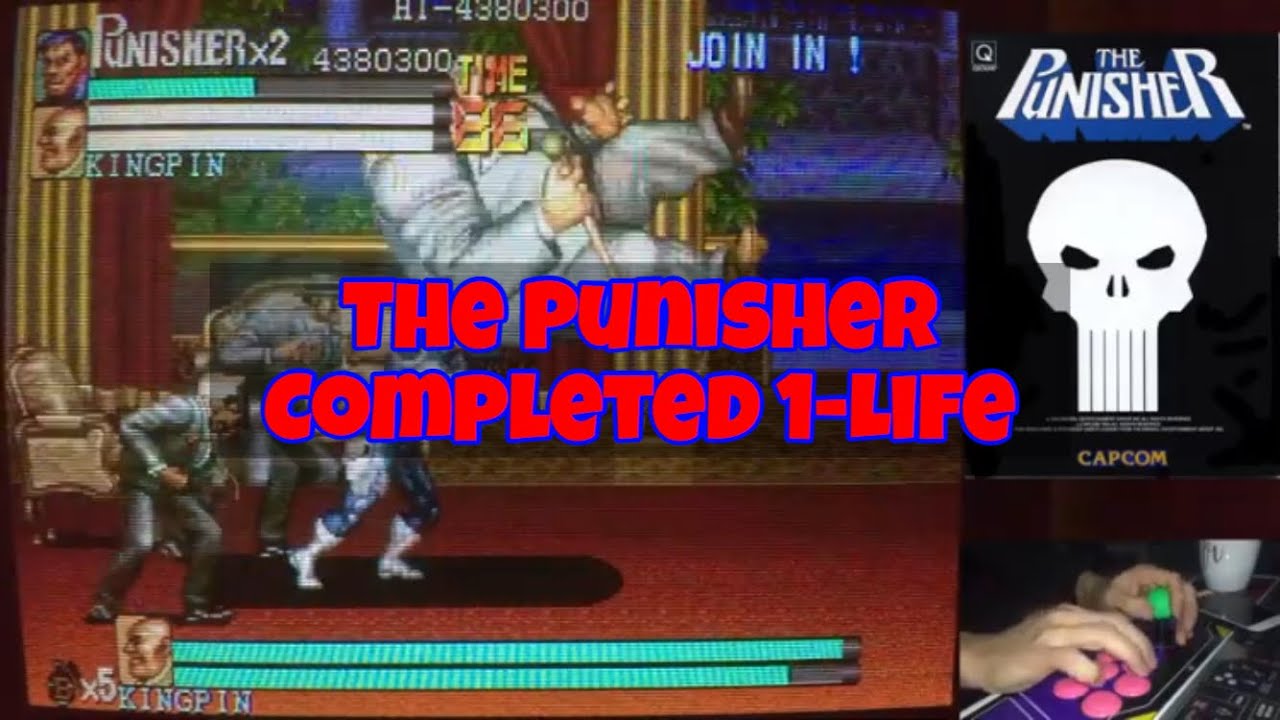 The Punisher (Arcade) - Completed 1 Life / NoMiss - 1cc