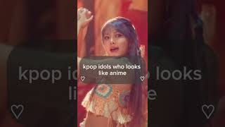 kpop idols who looks like anime characters ✨part-2✨ shorts moonlight fypシ kpop smart