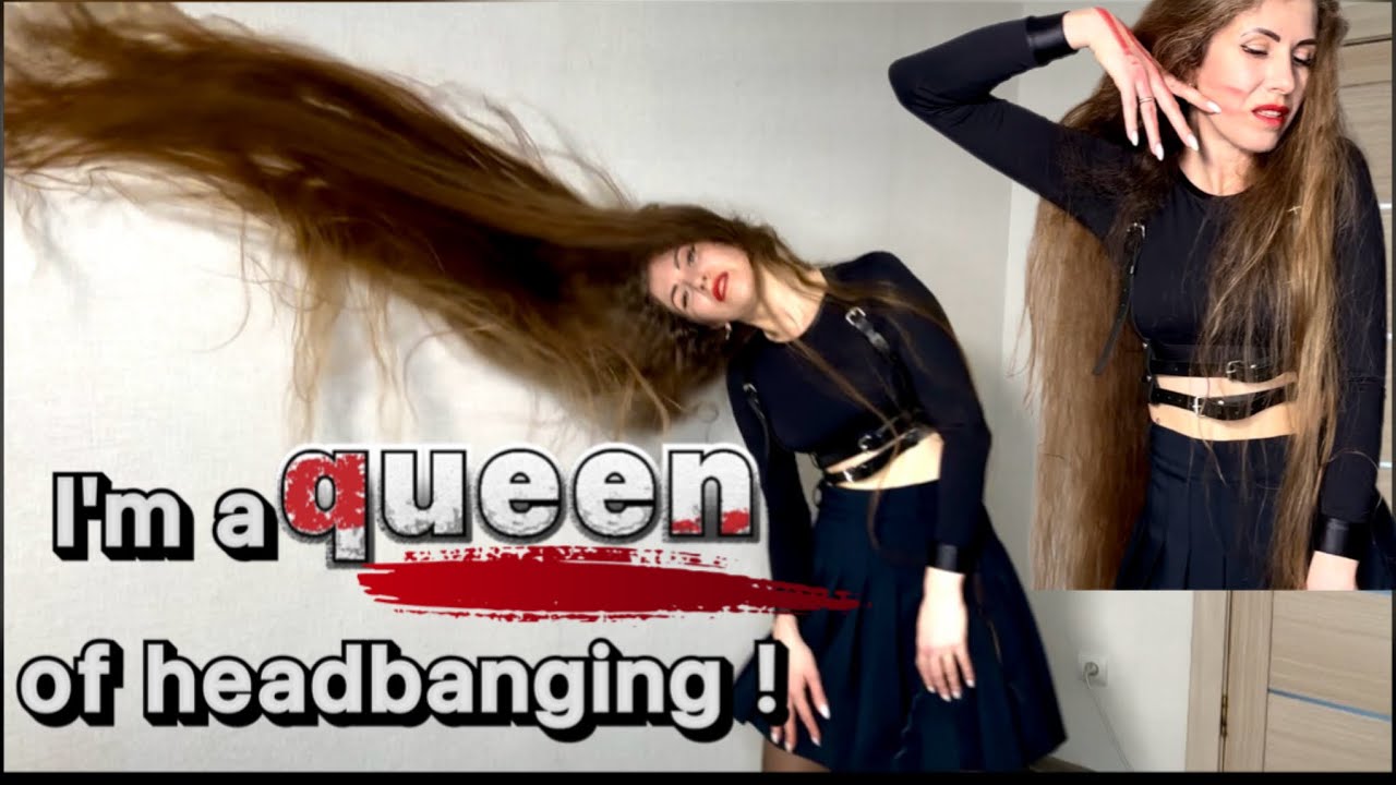 Crazy hair shaking. ROCK Rapunzel 🤘