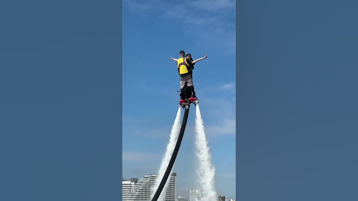 Flyboard ride is so fun 🤪😚✌️ #amusementpark #adventure #flyboard #bluesilver