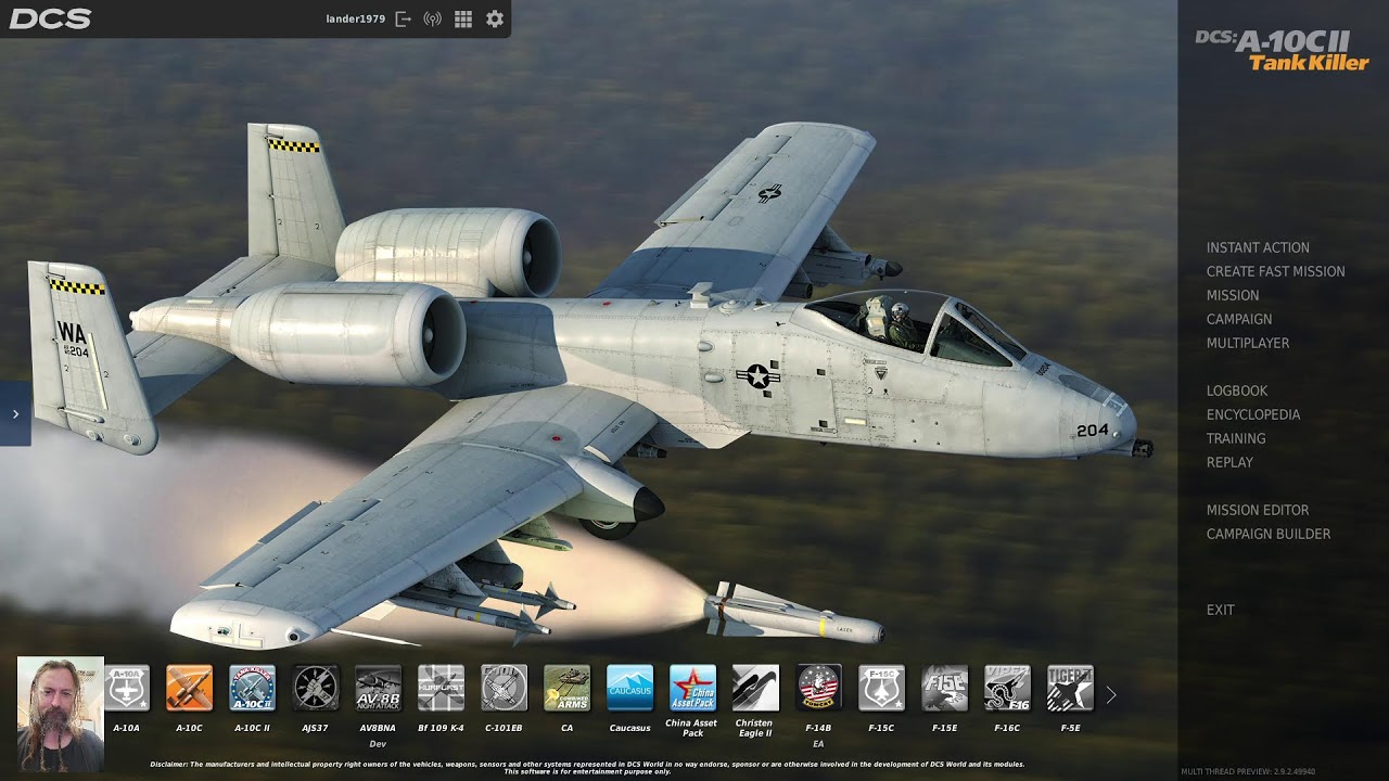 Let's Play DCS : A10C II and Nevada Map First Look 1 #gaming #DCS - YouTube