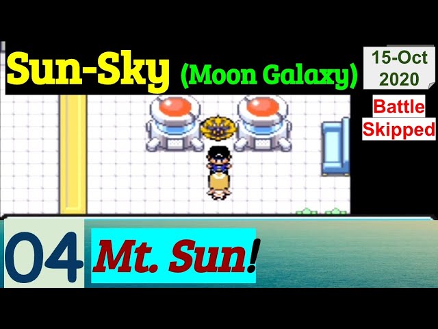 Pokemon Sun Sky and Moon Galaxy - Gameboy Advance ROMs Hack - Download