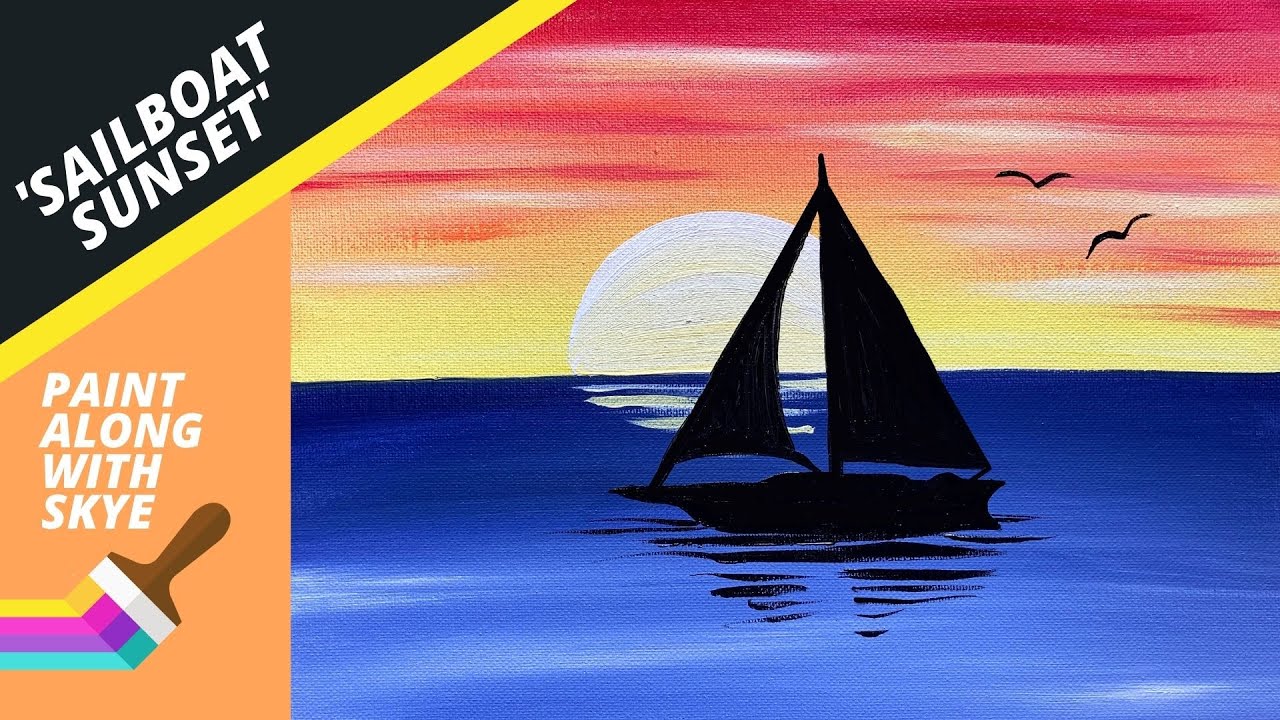 sailboat painting tutorial