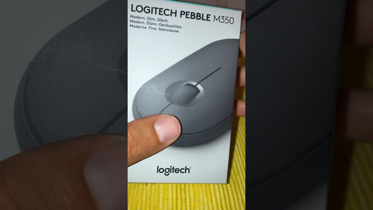 Logitech Pebble m350 (black) Unboxing