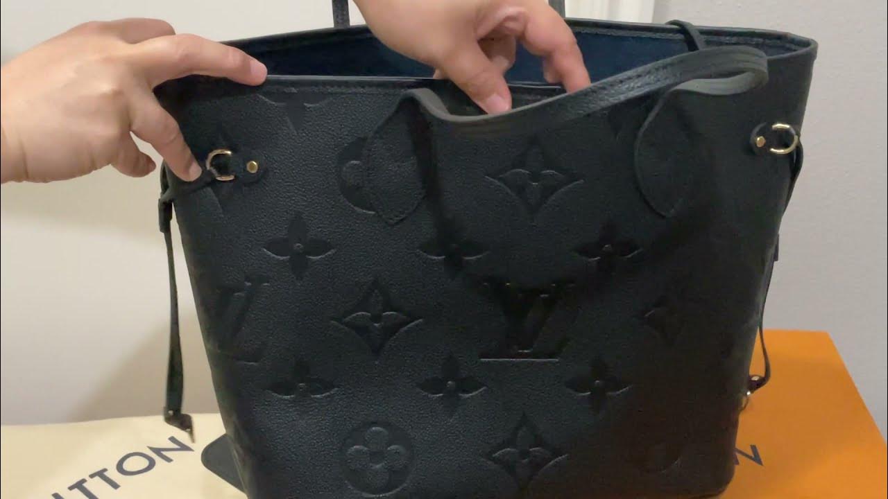 LOUIS VUITTON MONOGRAM EMPREINTE NEVERFULL MM BLACK PART 2 UNBOXING 