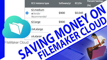 Saving Money on FileMaker Cloud-FileMaker Cloud-FileMaker Training