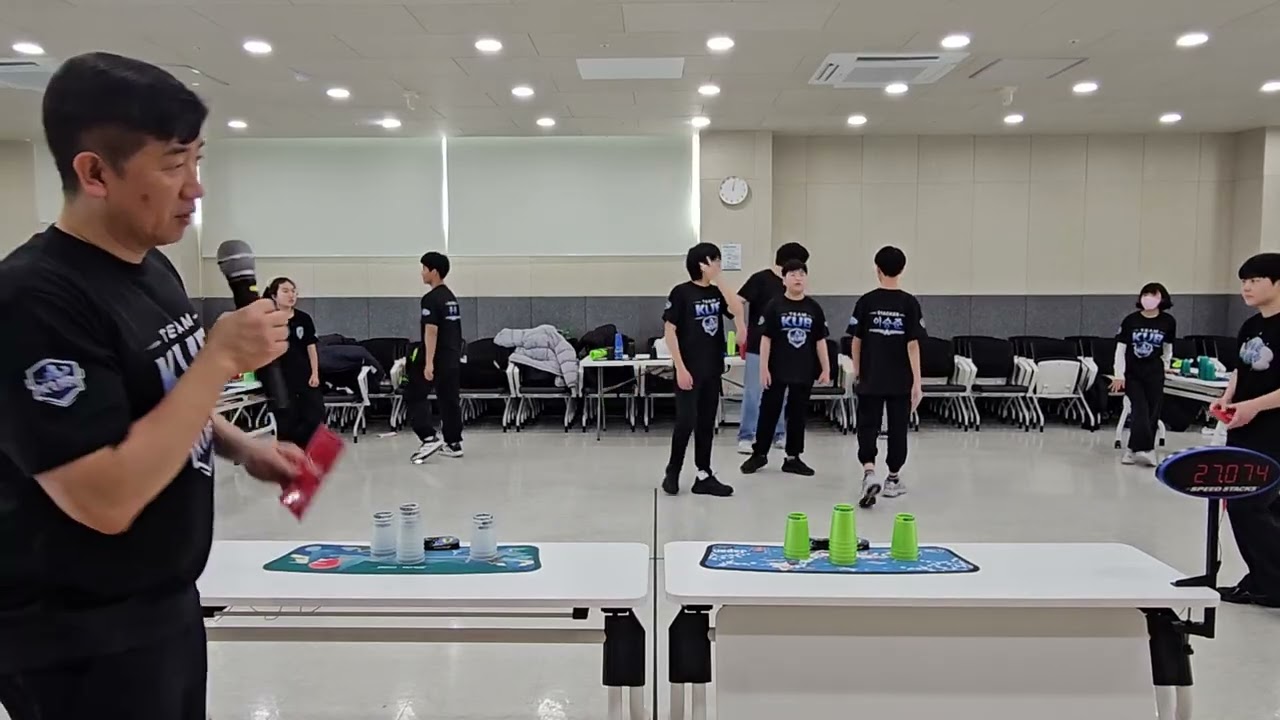 KUB 8차모임 팀대항전 김연서팀 vs 김태현팀 363 시간릴레이 #stacking #스포츠스태킹 #팀대항전 #김연서 #김태현 #태호 #taeho 