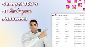 How To Scrape Instagram Followers | Tutorial