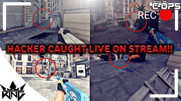 HACKER CAUGHT LIVE ON STREAM IN CRITICAL OPS - Exposing + Ban - KingPlanic - Critical Ops