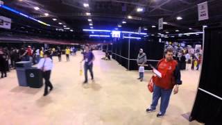 A 14-second walk through the Wizard World Comic Con convention all