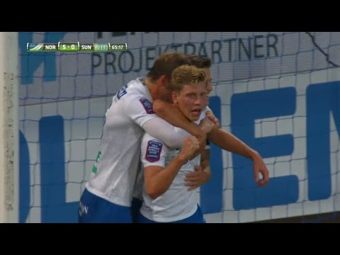 Alexander Fransson nickar in 5-0 för Norrköping - TV4 Sport