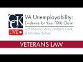 VA Unemployability: Evidence for Your TDIU Claim