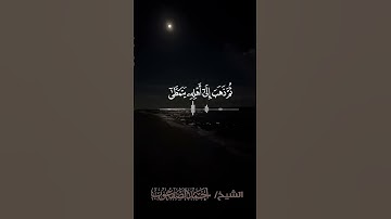 تلاوة مختارة من سورة القيامة ( فلا صدق ولا صلى)