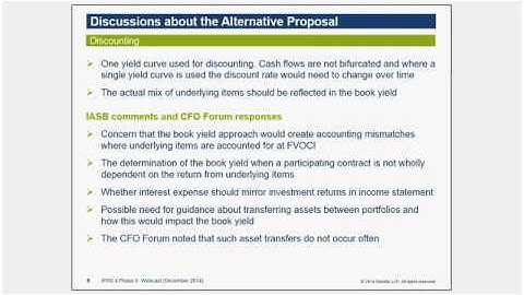 Deloitte IFRS Insurance Webcast - 01 December 2014