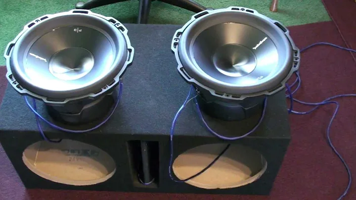 How to wire subwoofers to 1ohm