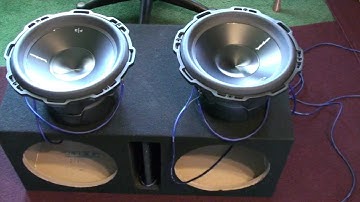 How to wire subwoofers to 1ohm