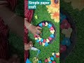 🌺DIY simple paper craft #art #youtube #shorts