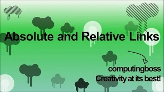 Building a Website - Absolute and Relative Links