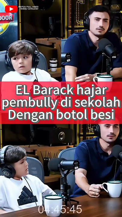 EL BARACK PUKUL PEMBULLY PAKE BOTOL BESI DISEKOLAHNYA. #elbarack #vincentverhaag